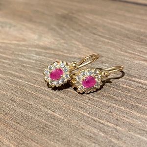 14K GOLD DIAMOND EARRINGS